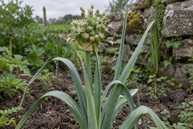 Babington's Leek (Allium ampeloprasum var. babingtonii)