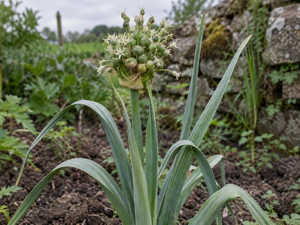 Babington's Leek (Allium ampeloprasum var. babingtonii)