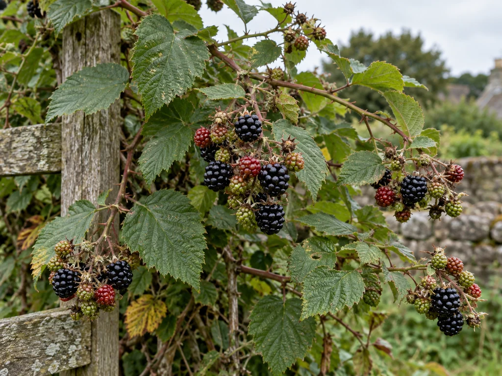 Blackberry (Rubus fruticosus)