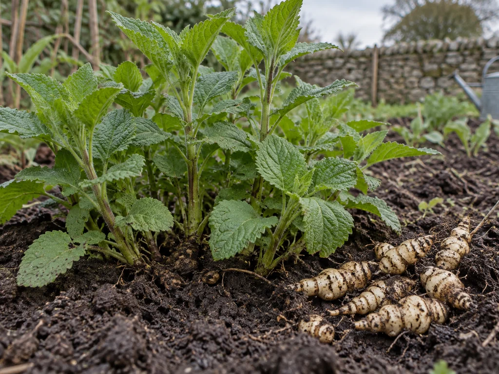 Chinese Artichoke (Crosne) (Stachys affinis)