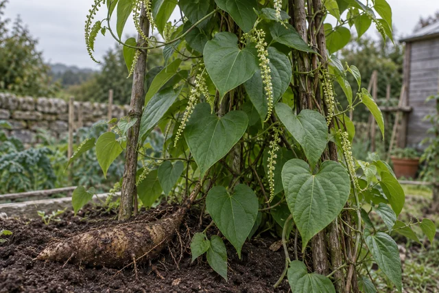 Chinese Yam (Cinnamon Vine) (Dioscorea polystachya)