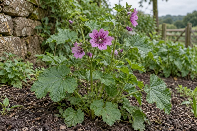 Common Mallow (Malva sylvestris)