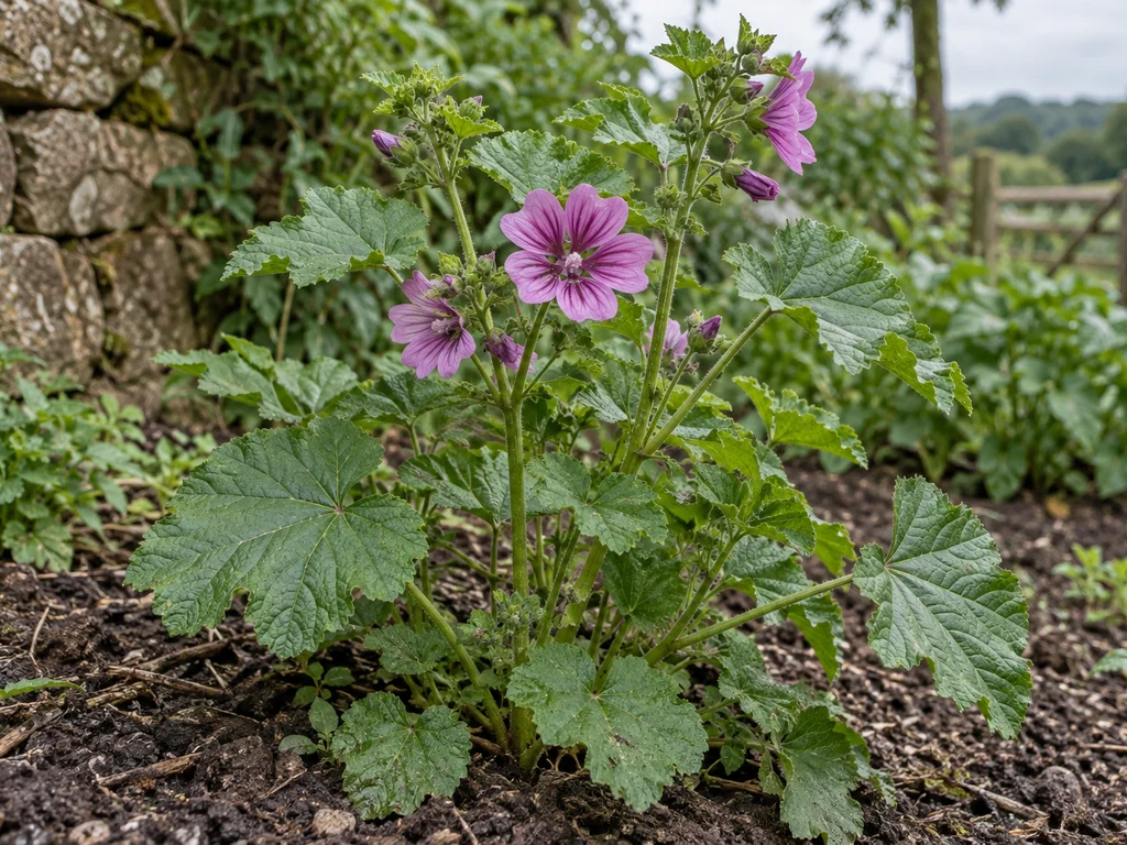 Common Mallow (Malva sylvestris)
