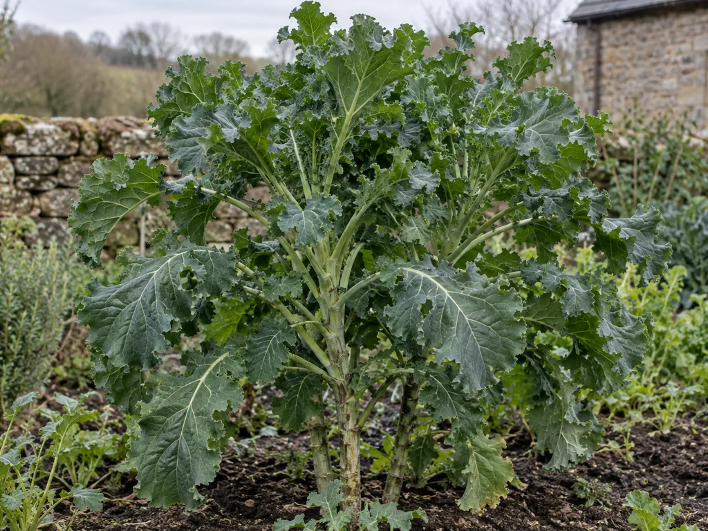 Daubenton's Perennial Kale (Brassica oleracea var. ramosa)