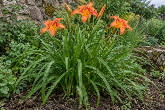 Daylily (Hemerocallis fulva)