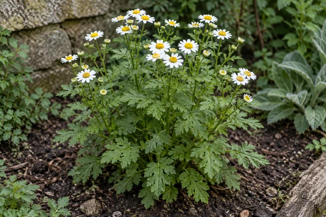 Feverfew (Tanacetum parthenium)