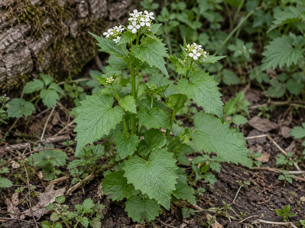 Garlic Mustard (Jack-by-the-hedge) (Alliaria petiolata)
