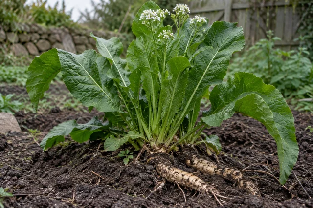 Horseradish (Armoracia rusticana)