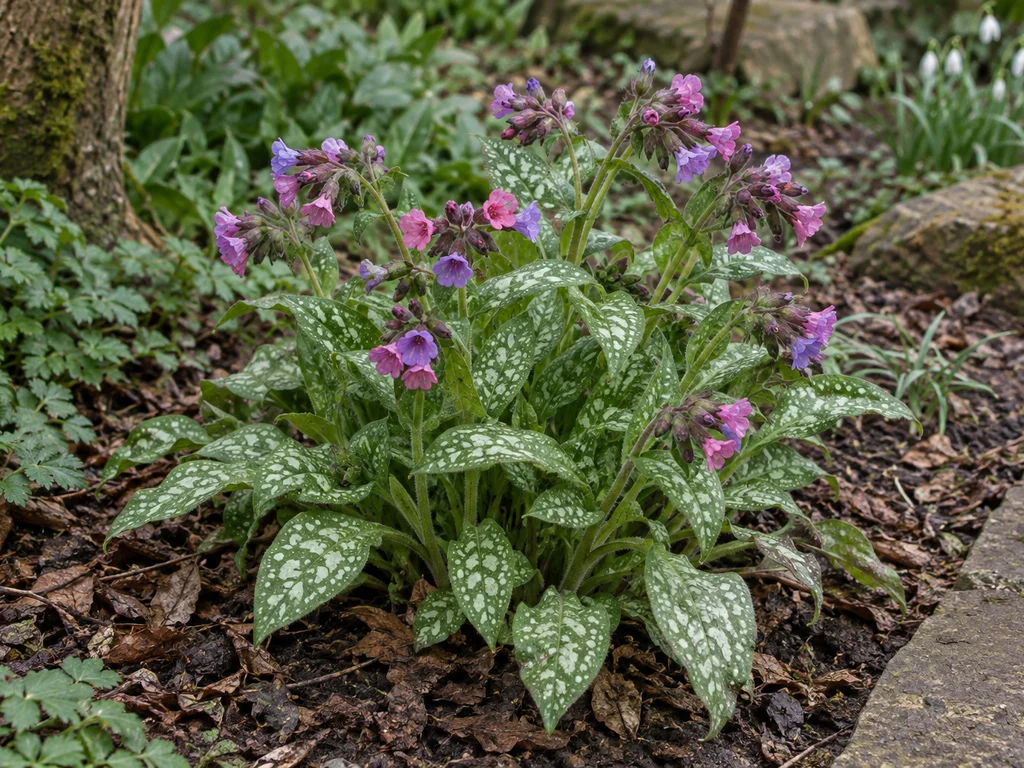 Lungwort (Pulmonaria officinalis)