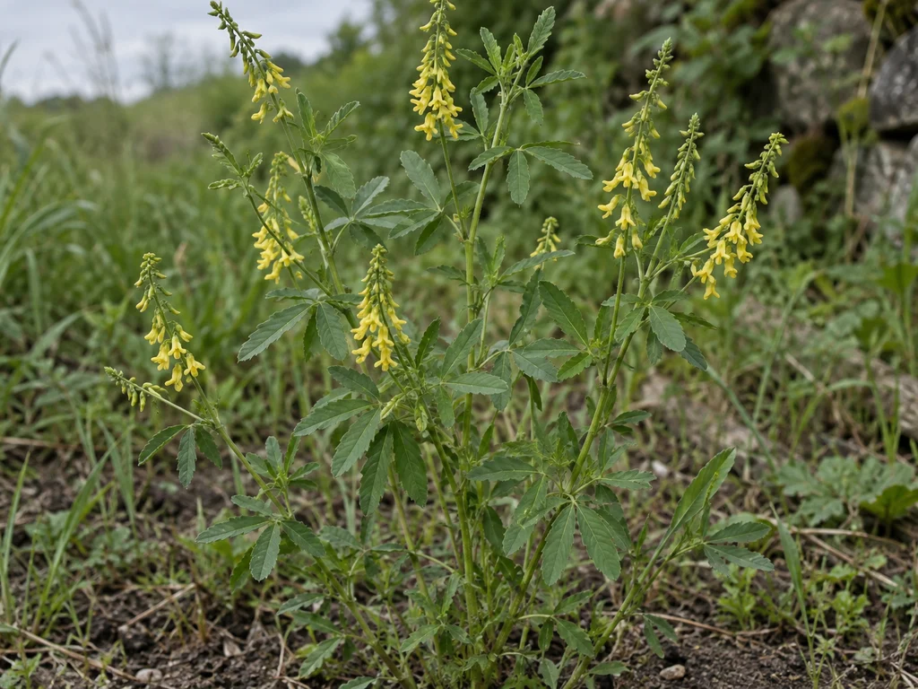 Ribbed Melilot (Melilotus officinalis)