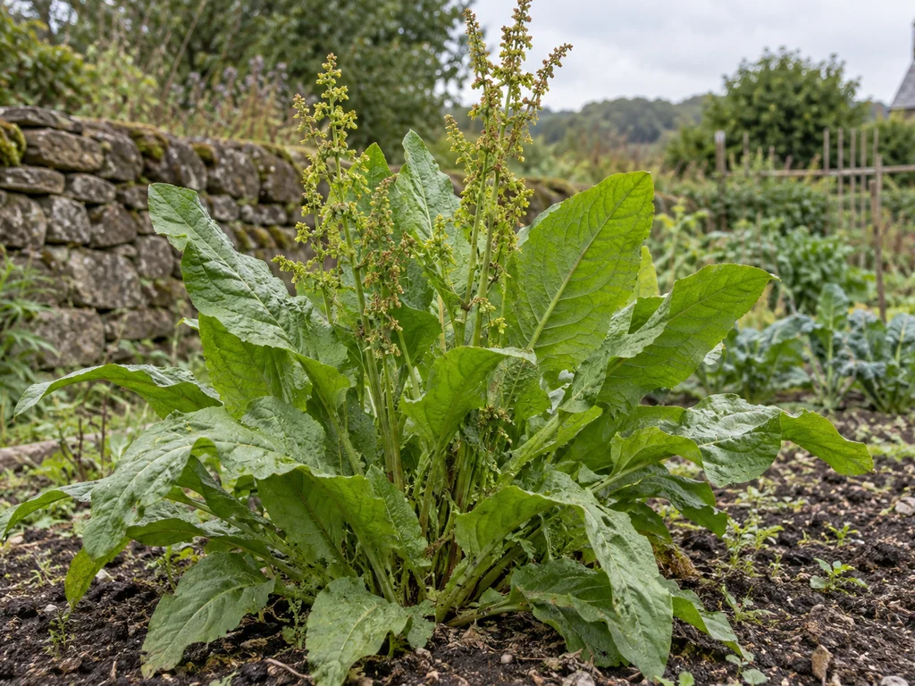 Patience Dock (Herb Patience) (Rumex patientia)
