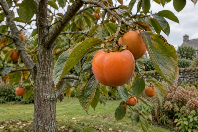Persimmon (Kaki) (Diospyros kaki)