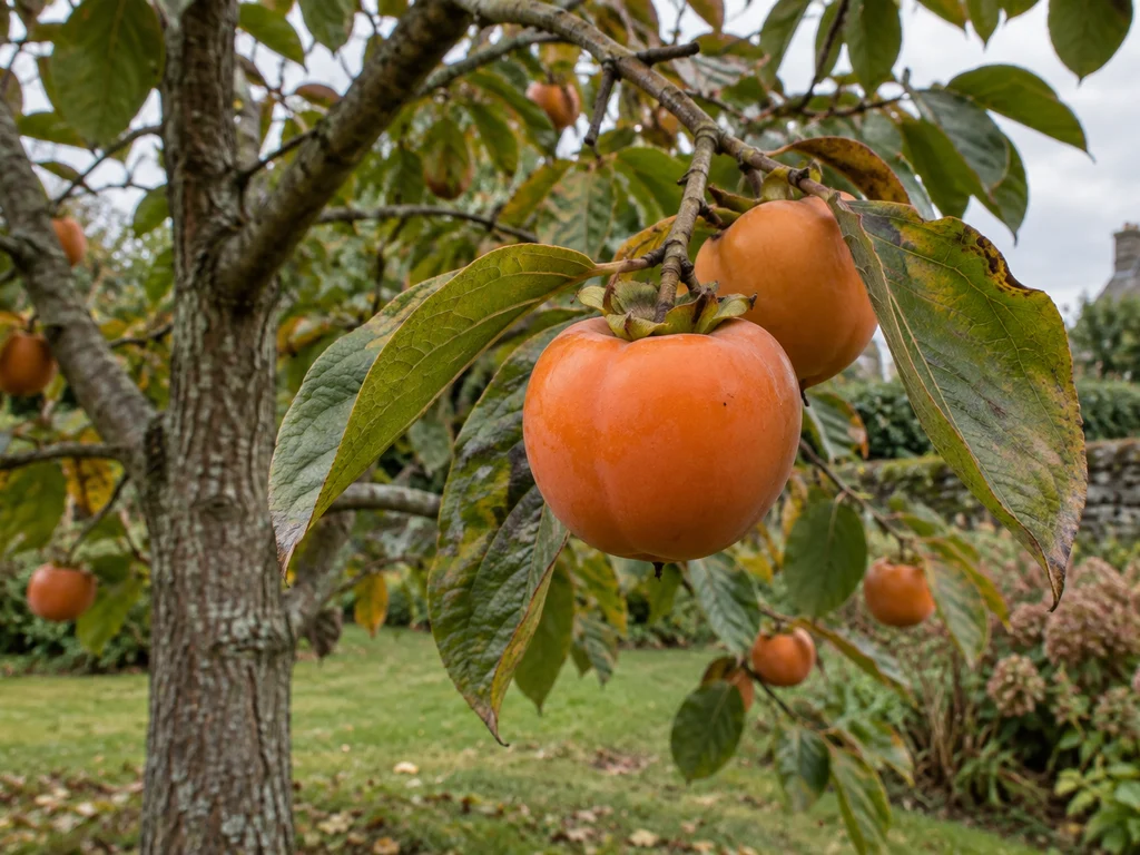 Persimmon (Kaki) (Diospyros kaki)