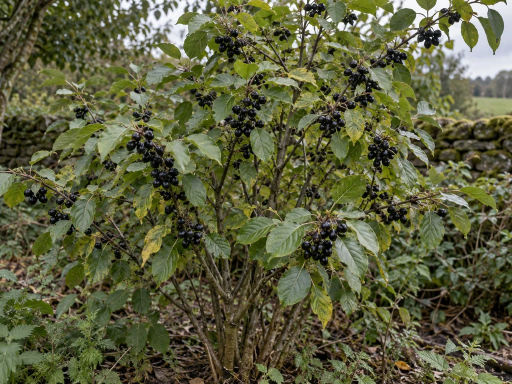 Purging Buckthorn (Rhamnus cathartica)