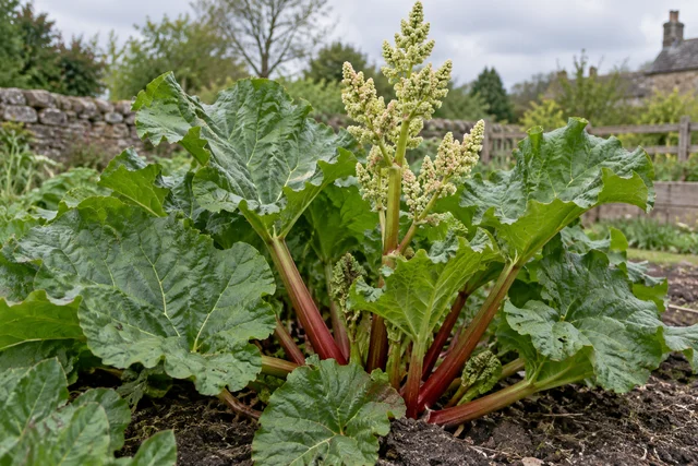 Rhubarb (Rheum rhabarbarum)