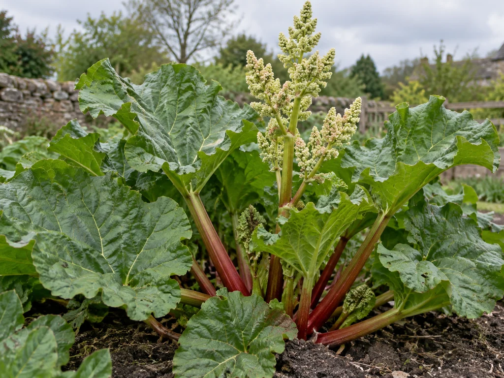 Rhubarb (Rheum rhabarbarum)