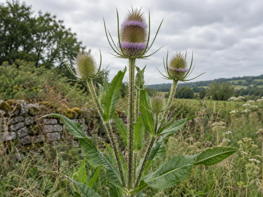 Teasel (Dipsacus fullonum)