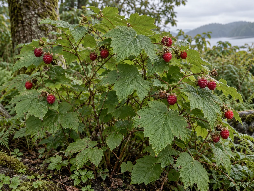 Thimbleberry (Rubus parviflorus)