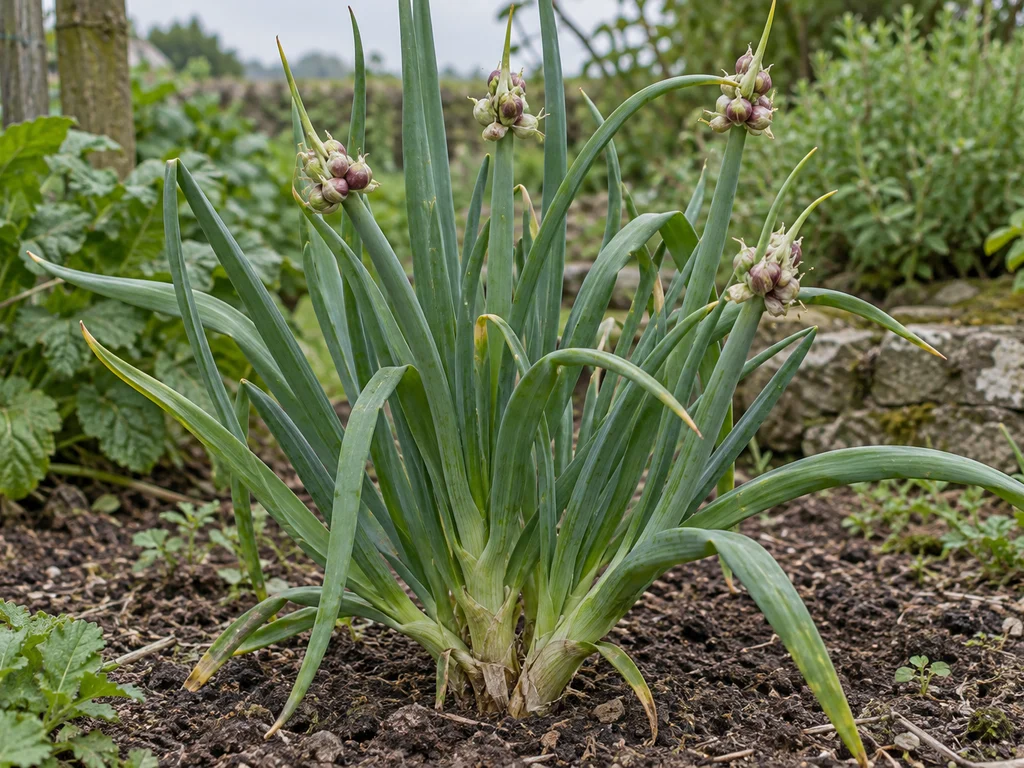 Tree Onion (Walking Onion) (Allium × proliferum)