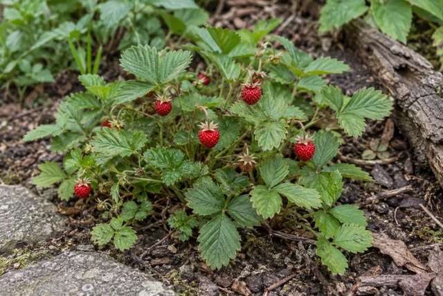Wild Strawberry (Fragaria vesca)