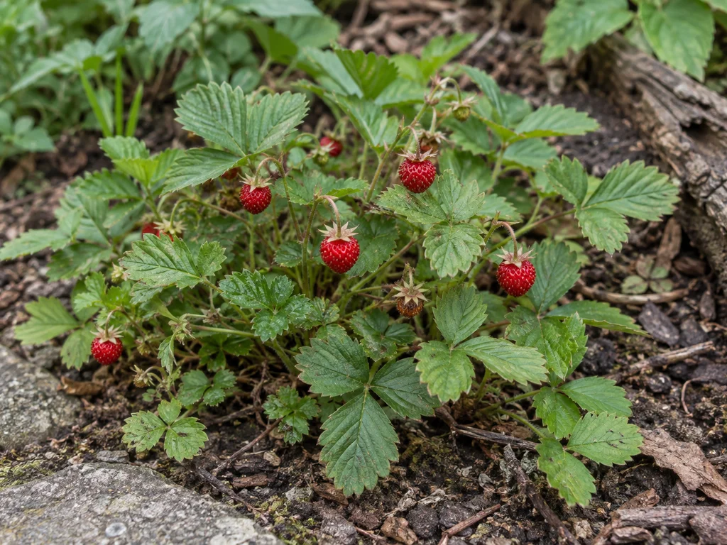 Wild Strawberry (Fragaria vesca)