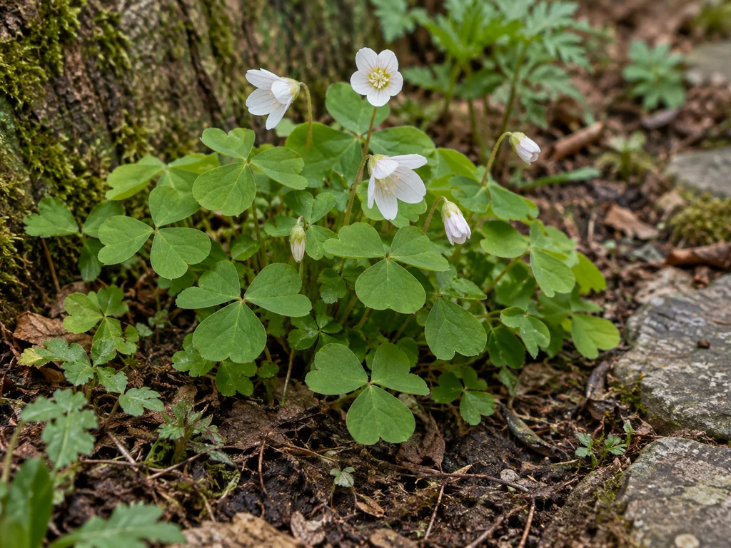 Wood Sorrel (Oxalis acetosella)