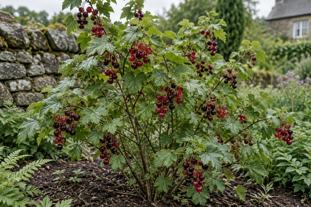 Worcesterberry (Ribes divaricatum)